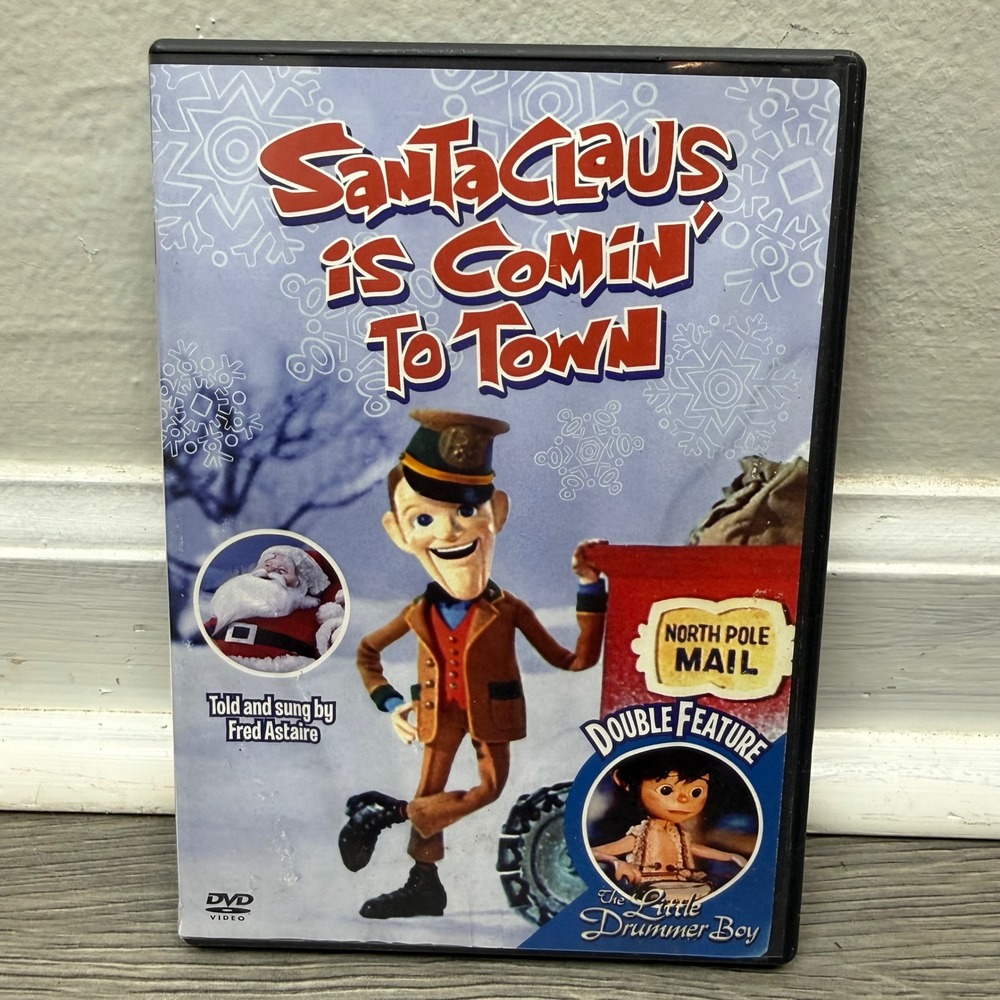 Santa Claus Is Comin To Town The Little Drummer Boy DVD Double Feature Sony 2002